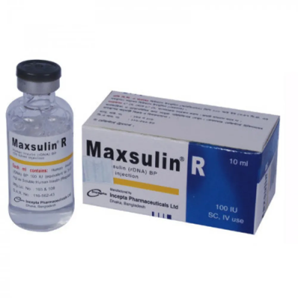 Maxsulin R 100IU Vial